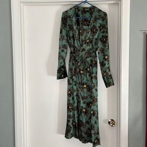 Who What Wear button down silky dress